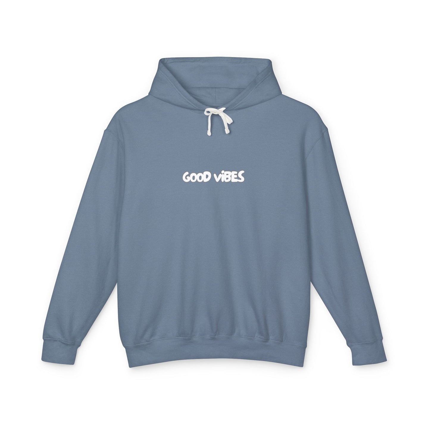 Good Vibes Unisex Lightweight Hooded Sweatshirt