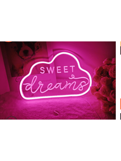 LED Neon Light, Acrylic Back Panel, Room Decoration Night Light