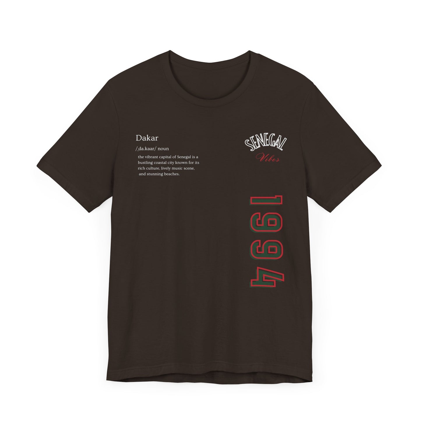Vintage Senegal Vibes T-Shirt - Dakar 1994 Edition