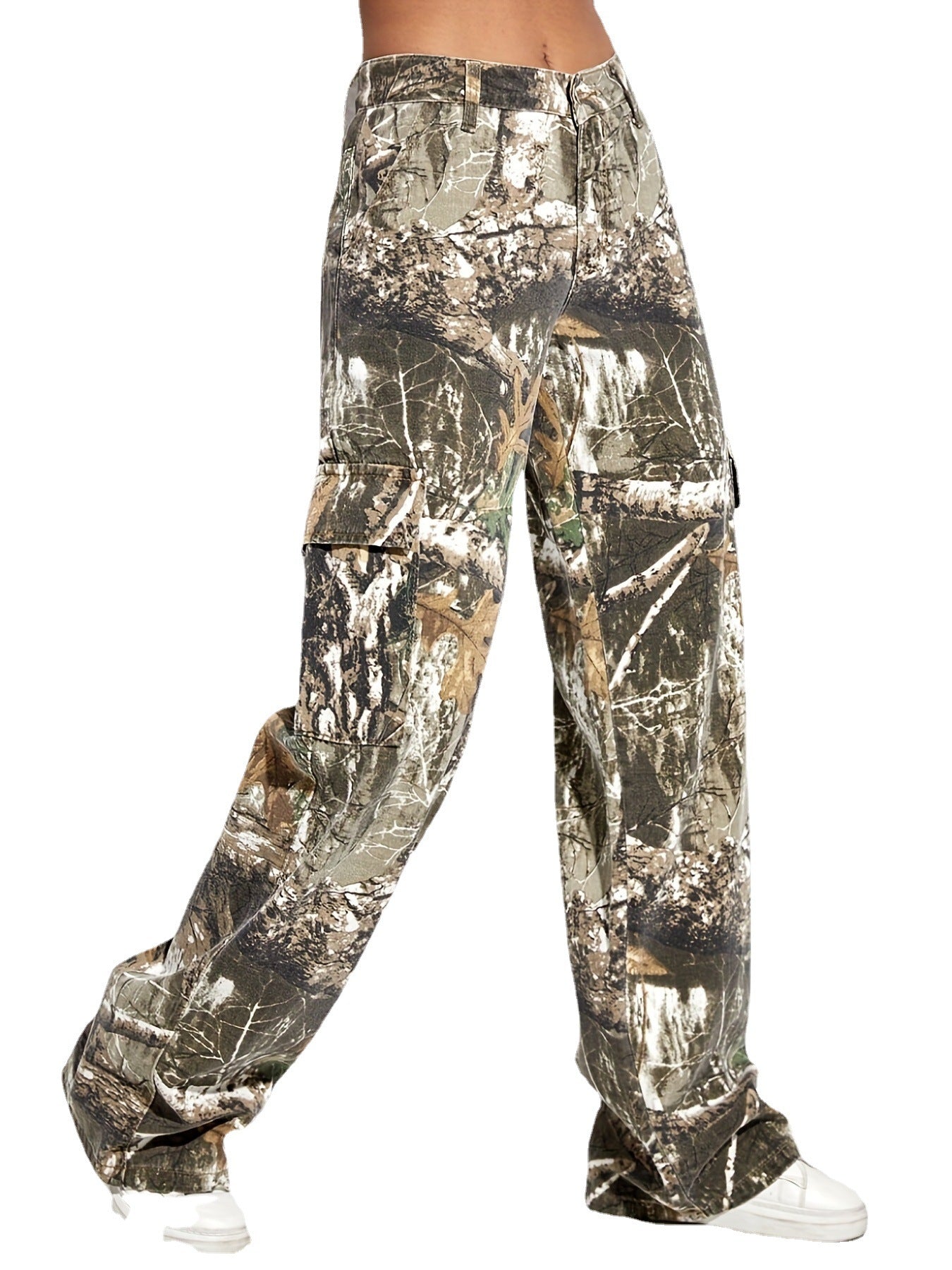 Women's CAMO Loose Denim Trousers