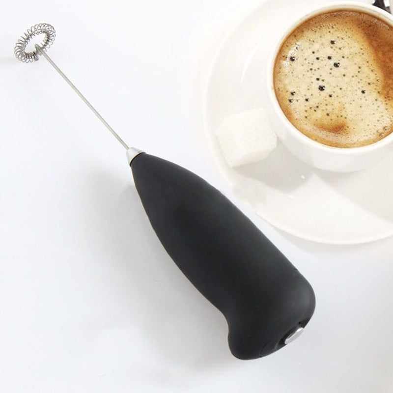 Electric Milk Frother Automatic Handheld Coffee Foam Maker Milk Cappuccino Frother Egg Beater Portable