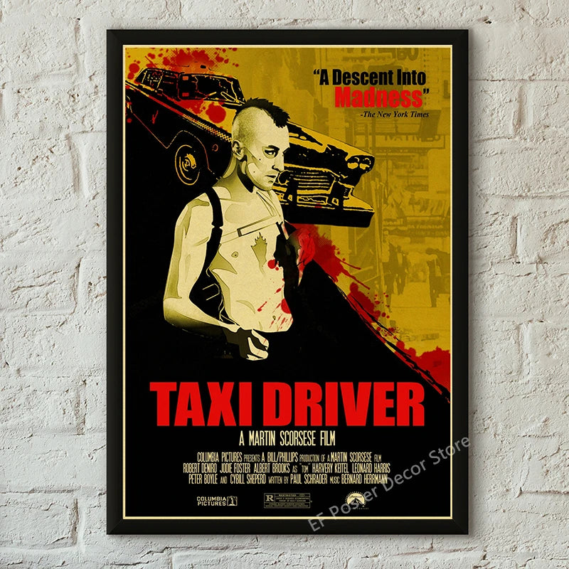 Vintage Movie Posters & TV Show Art Prints – Retro Home Decor for The Office, Friends, and Classic Films | Bar & Room Wall Art
