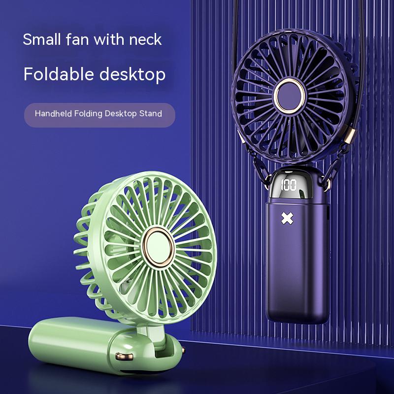 Mini Handheld Small Fan Portable Portable Silent Office Desk Student On Dormitory Charging Outdoor Hand Holding Fan Small