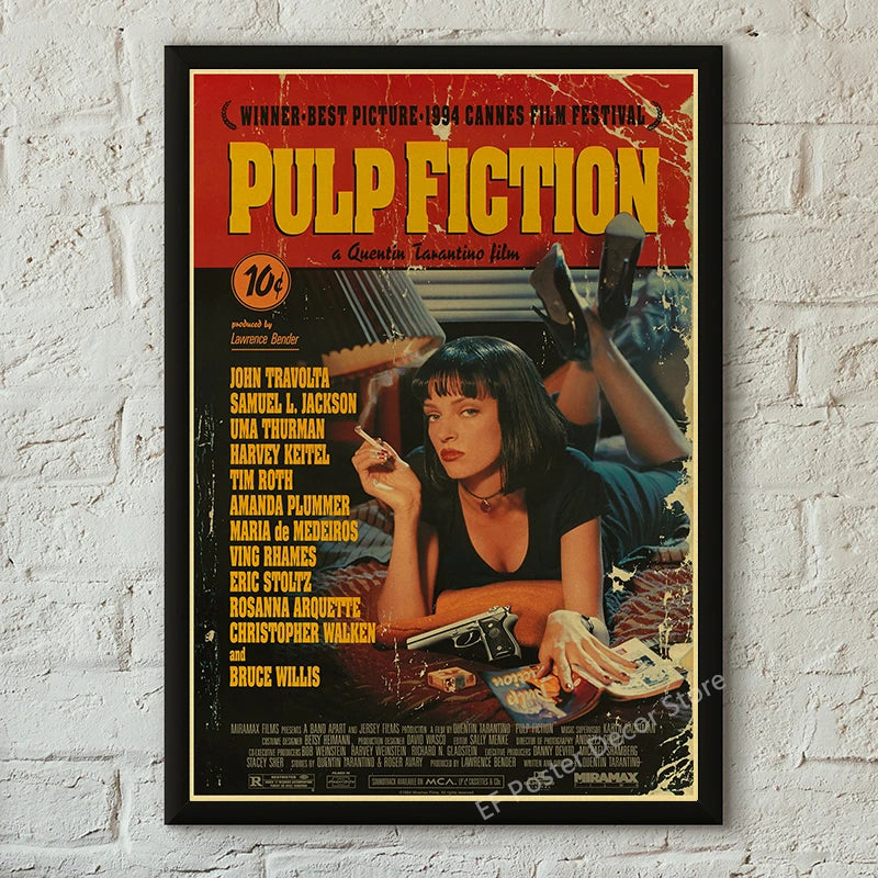 Vintage Movie Posters & TV Show Art Prints – Retro Home Decor for The Office, Friends, and Classic Films | Bar & Room Wall Art