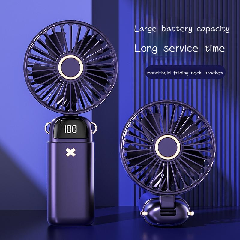 Mini Handheld Small Fan Portable Portable Silent Office Desk Student On Dormitory Charging Outdoor Hand Holding Fan Small
