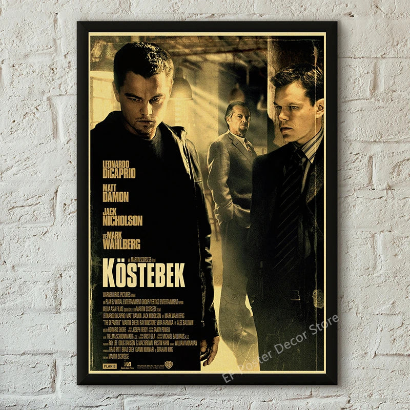 Vintage Movie Posters & TV Show Art Prints – Retro Home Decor for The Office, Friends, and Classic Films | Bar & Room Wall Art