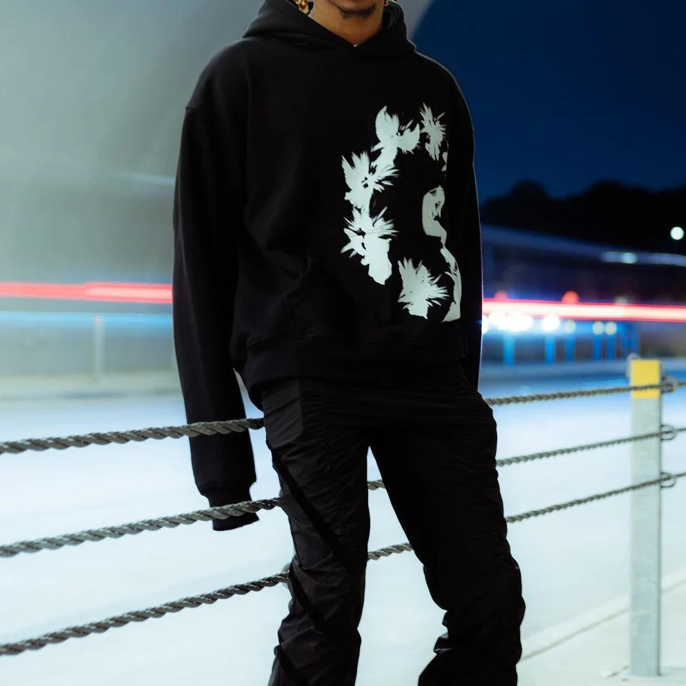 Black Comfort Hoodie