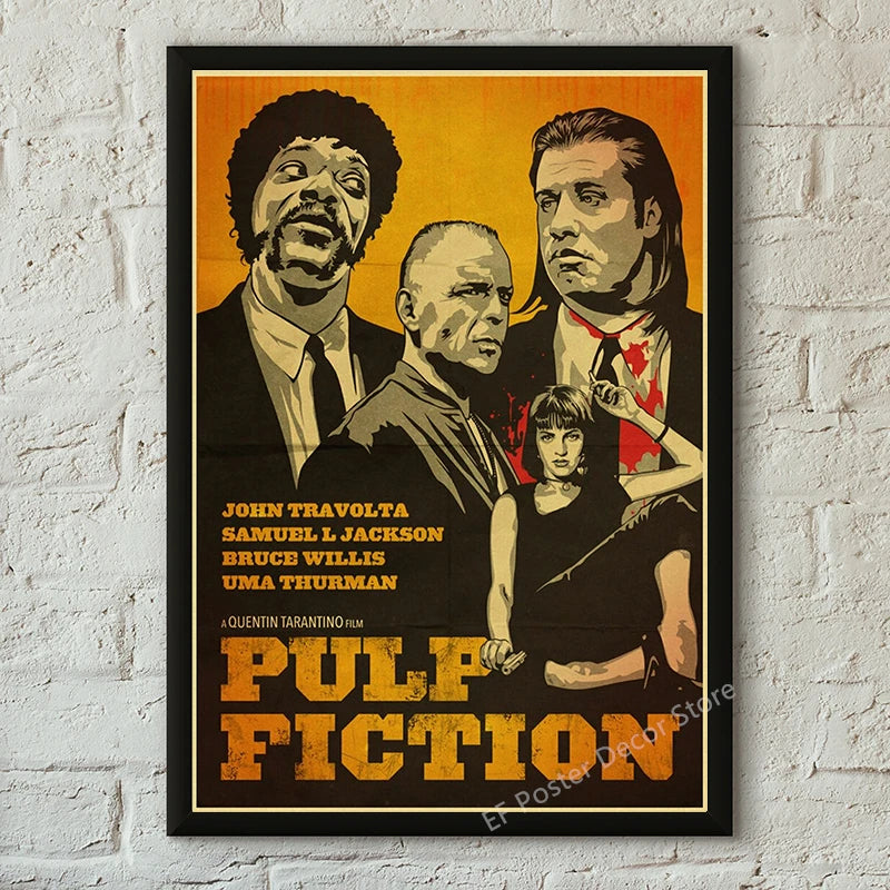 Vintage Movie Posters & TV Show Art Prints – Retro Home Decor for The Office, Friends, and Classic Films | Bar & Room Wall Art