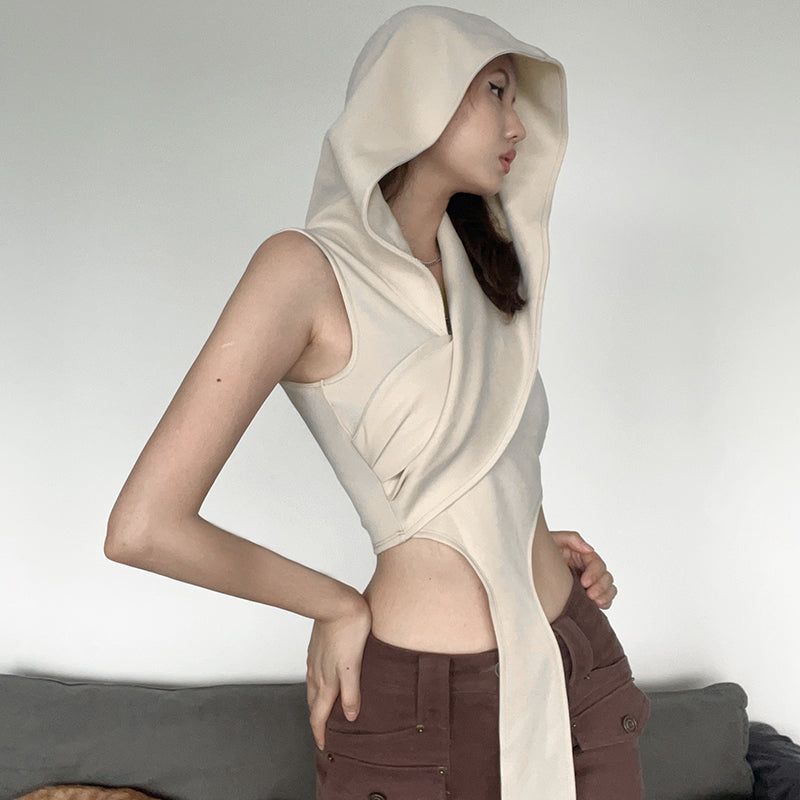 Hooded Crop top