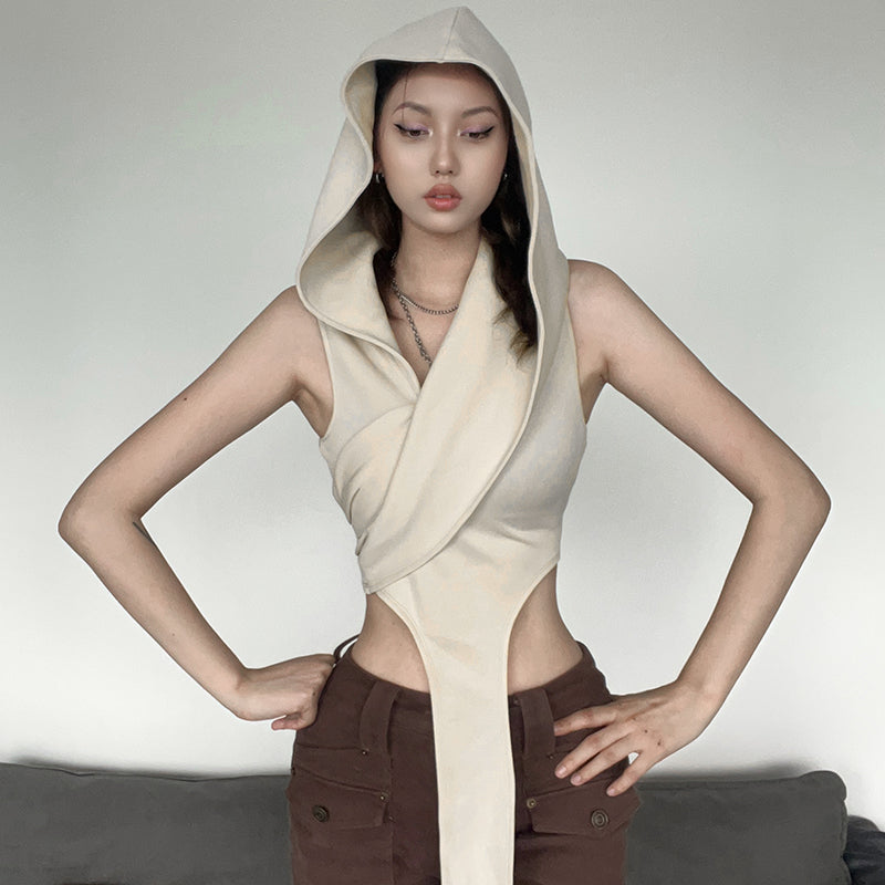Hooded Crop top
