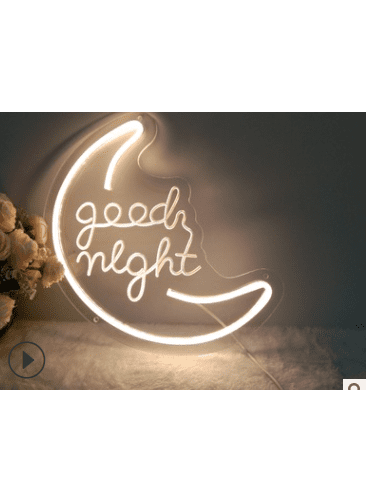 LED Neon Light, Acrylic Back Panel, Room Decoration Night Light