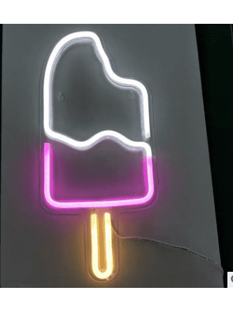 LED Neon Light, Acrylic Back Panel, Room Decoration Night Light