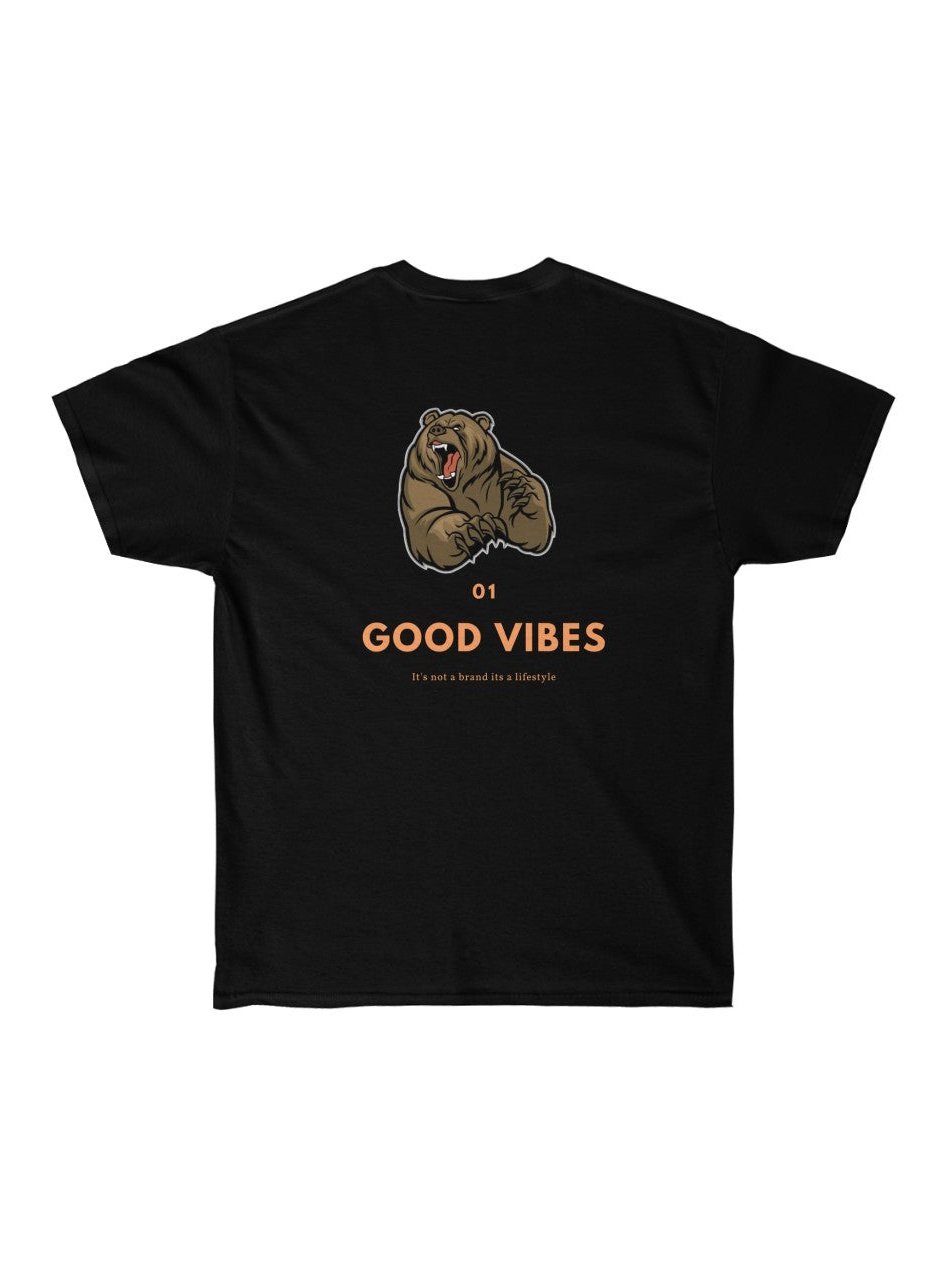 Bear The Vibes Cotton Graphic T-shirt