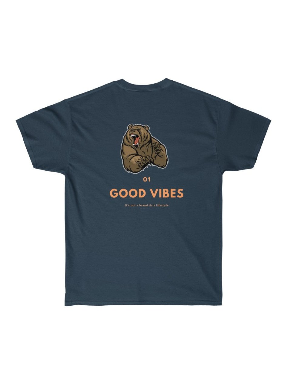 Bear The Vibes Cotton Graphic T-shirt