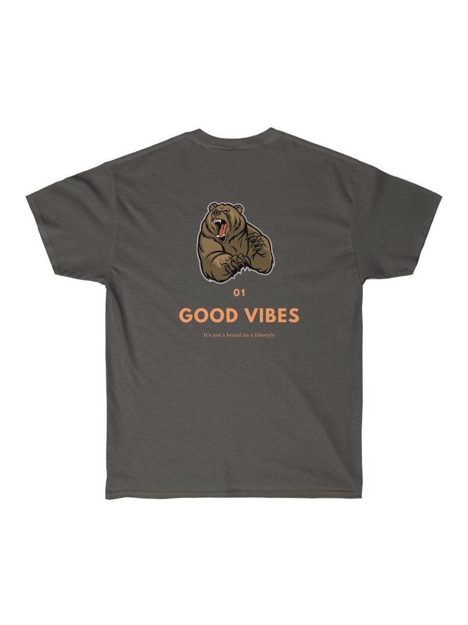 Bear The Vibes Cotton Graphic T-shirt