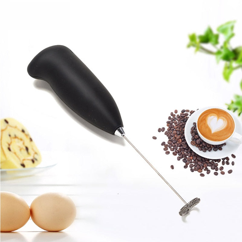 Electric Milk Frother Automatic Handheld Coffee Foam Maker Milk Cappuccino Frother Egg Beater Portable