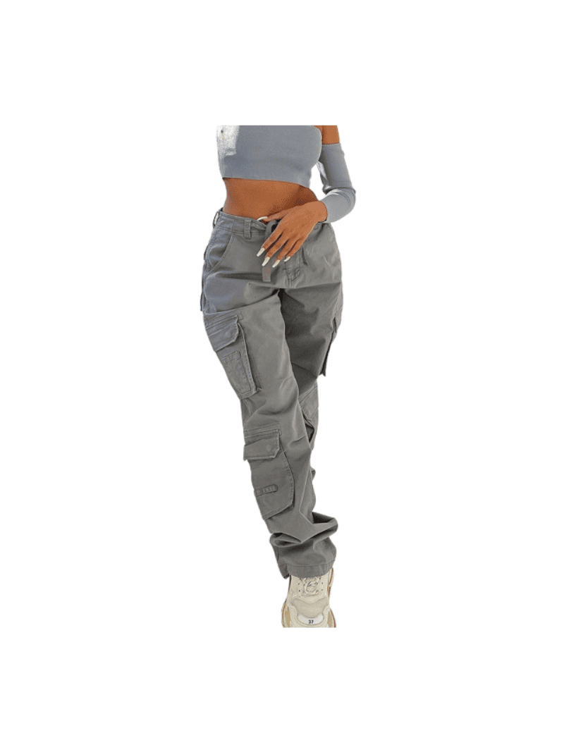 High Waist Cargo Pants