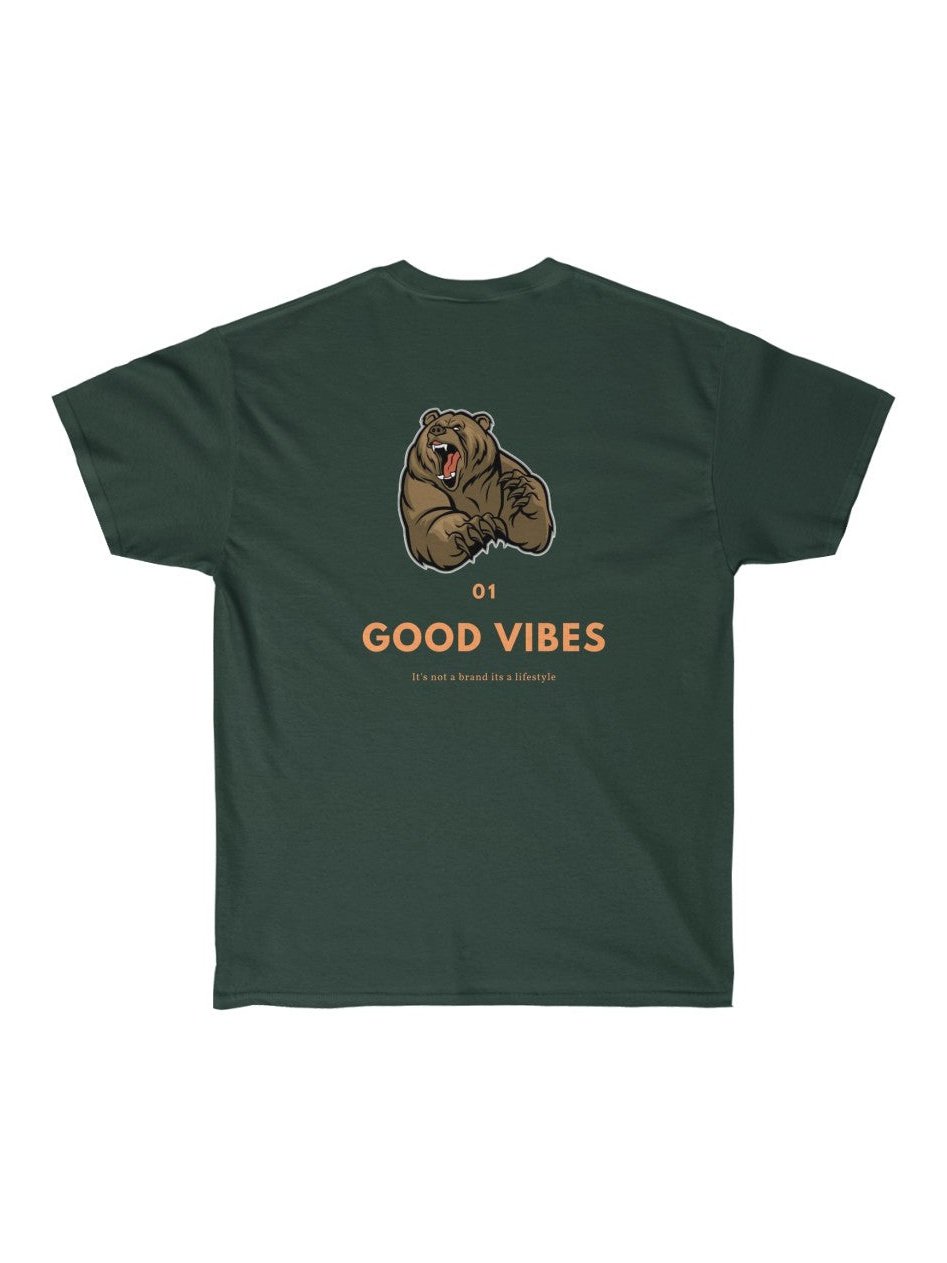 Bear The Vibes Cotton Graphic T-shirt