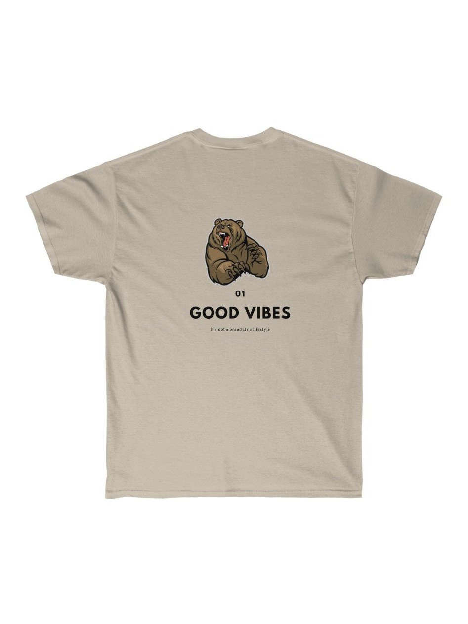 Bear The Vibes Cotton Graphic T-shirt