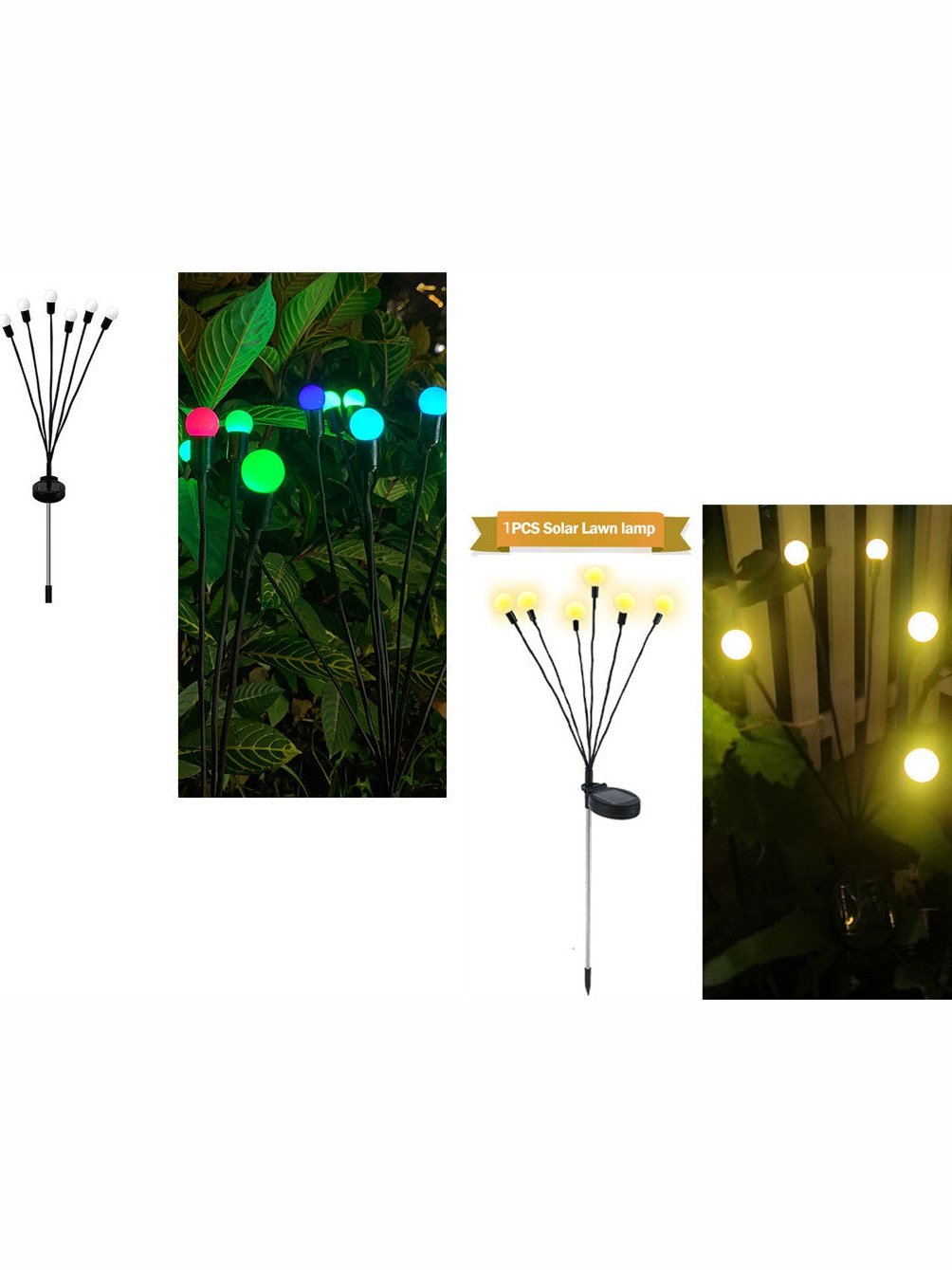 Simulation Firefly Solar Light Outdoor Garden Decoration Lawn Landscape Lamp Xmas Decor Solar LED Lights Outdoor Garden Lights