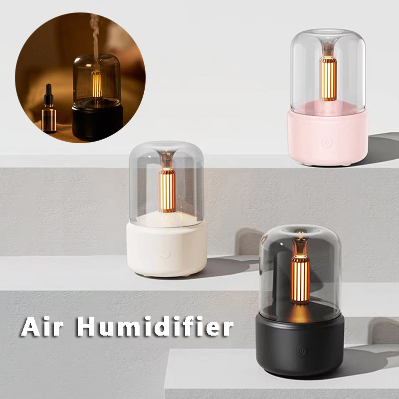 Portable 120ml USB Air Humidifier with LED Night Light