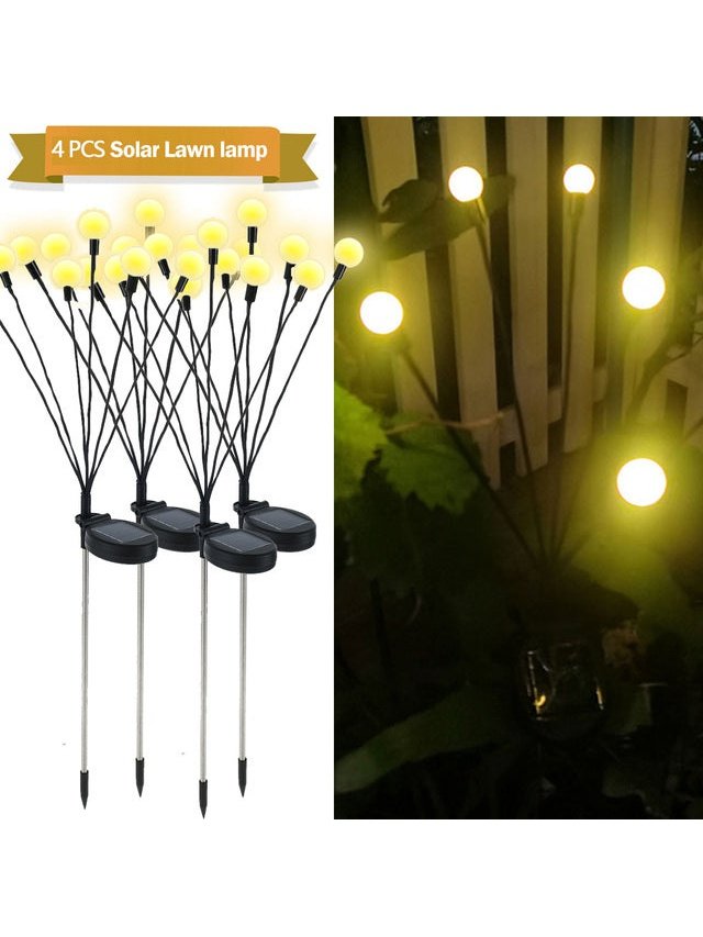 Simulation Firefly Solar Light Outdoor Garden Decoration Lawn Landscape Lamp Xmas Decor Solar LED Lights Outdoor Garden Lights