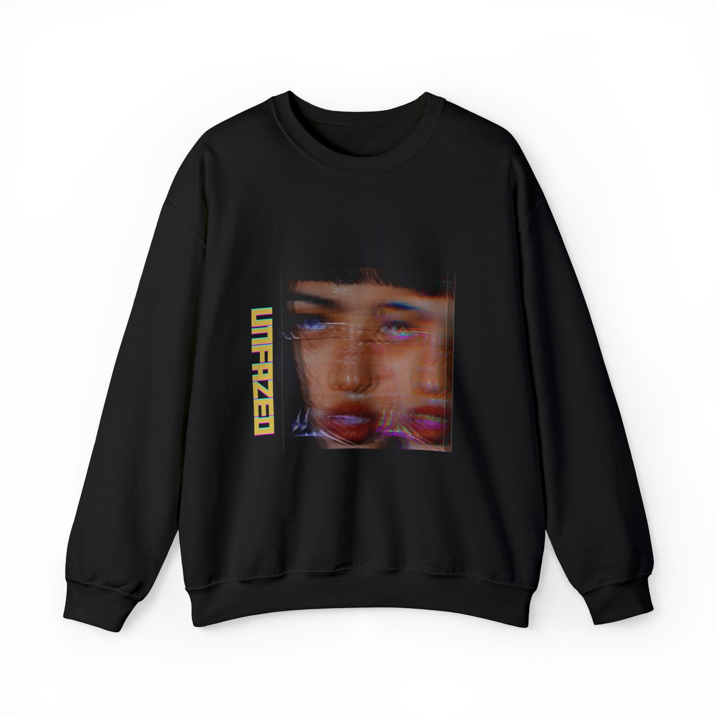 Unisex Heavy Blend™ Unfazed' Holographic Portrait Sweatshirt