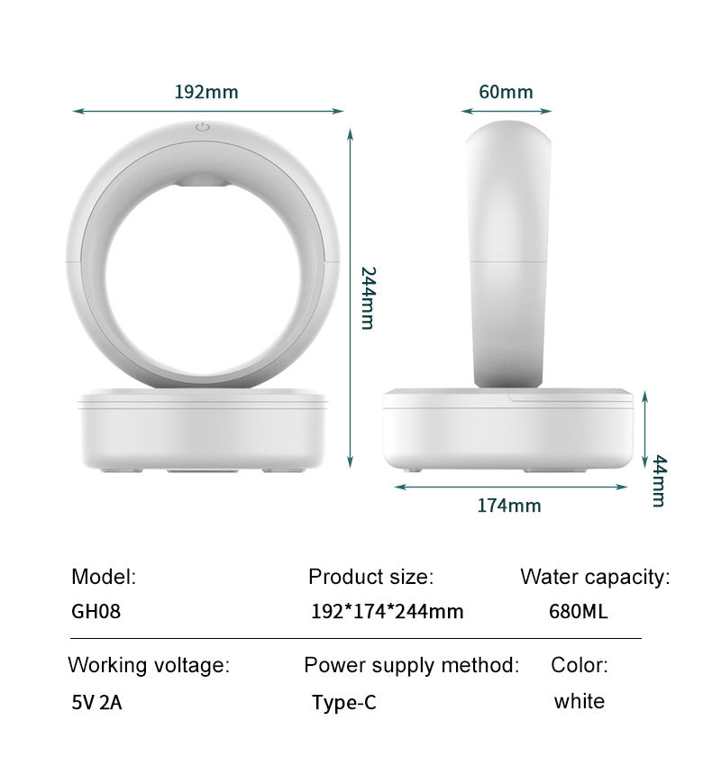 Anti-gravity Electric Humidifier Levitating Water Drops