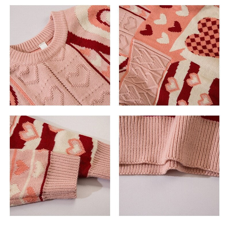 Heart Vibe Knitwear Streetwear
