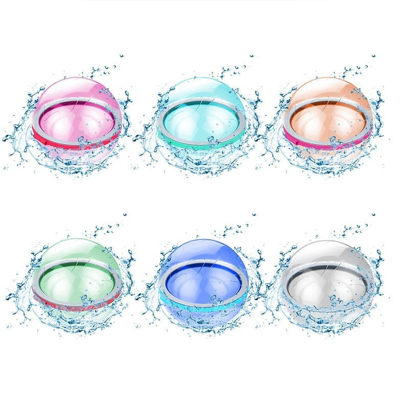 Reusable Water Bomb Splash Balls: Fun Water Balloons for Pool Play and Beach Games - Perfect Pool Party Favors for Kids Water Fight Games