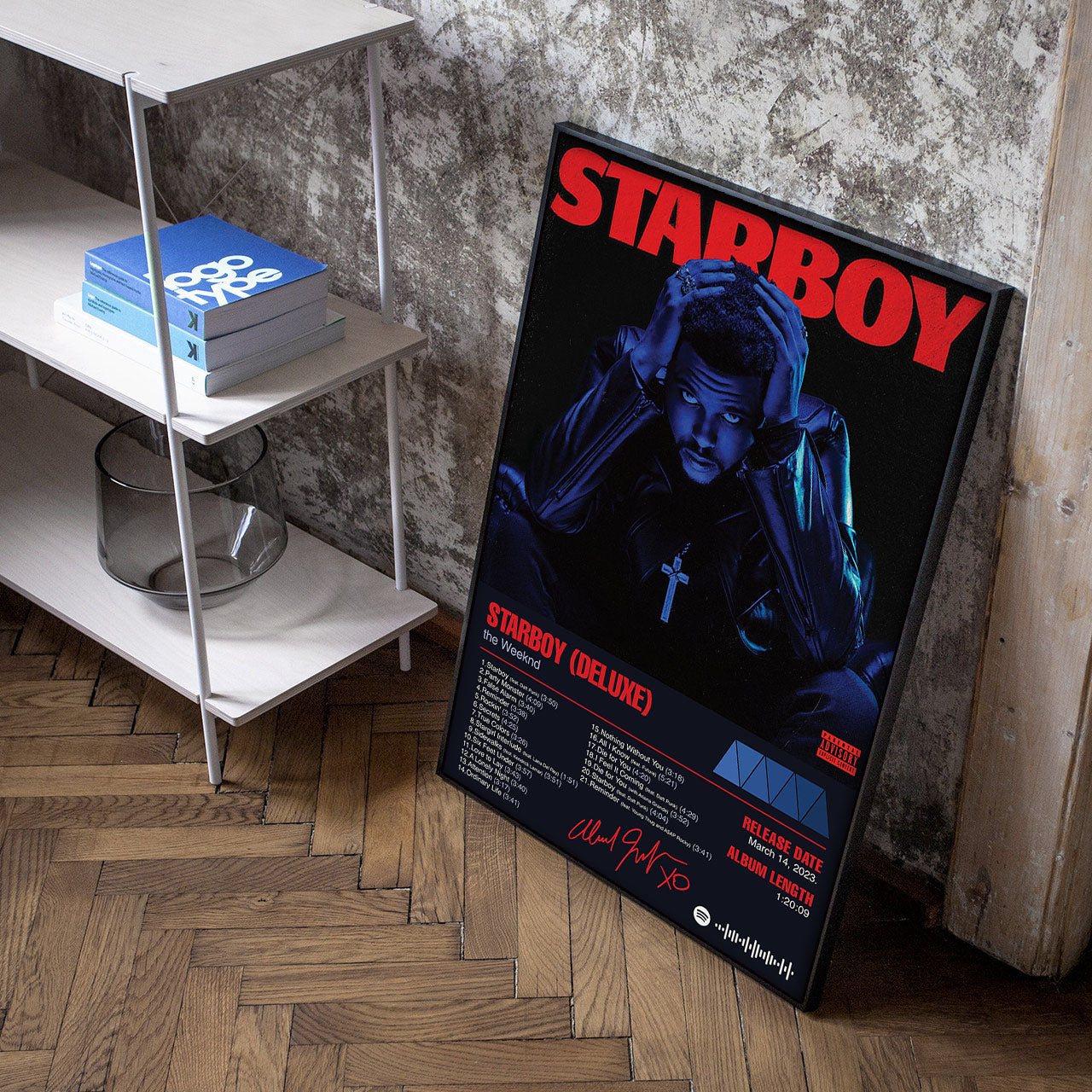 The Weeknd Starboy Poster Hip Hop Posters