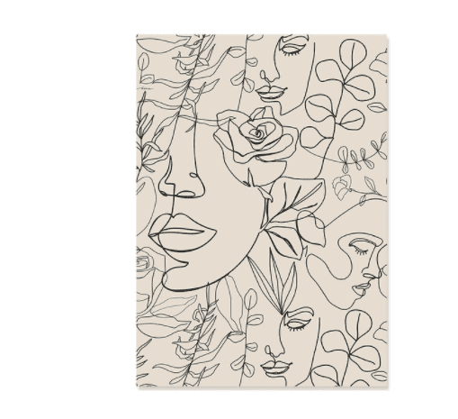 Boho Abstract Lines Canvas Home Decor