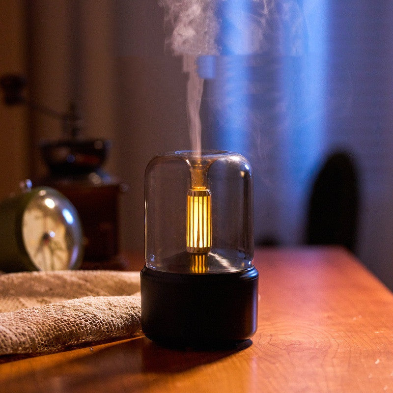 Portable 120ml USB Air Humidifier with LED Night Light