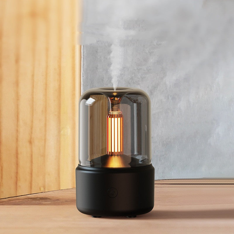 Portable 120ml USB Air Humidifier with LED Night Light