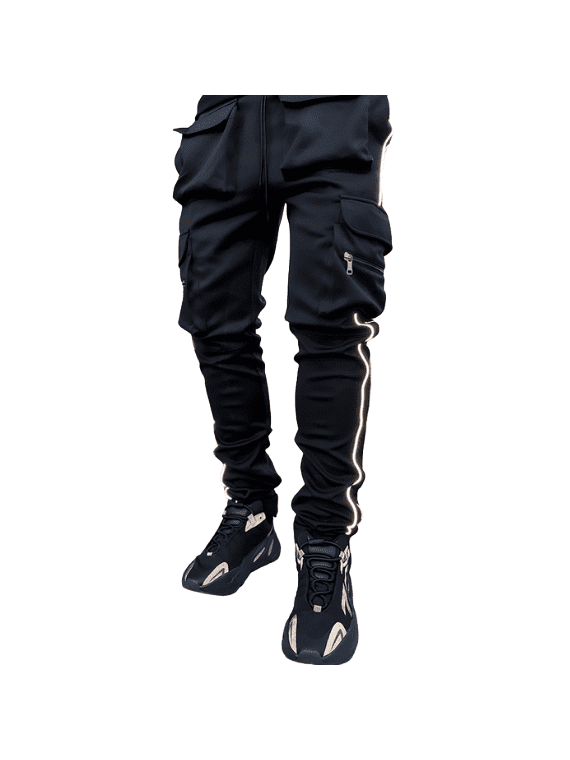 Hip Hop Vibes Reflective Track Pants