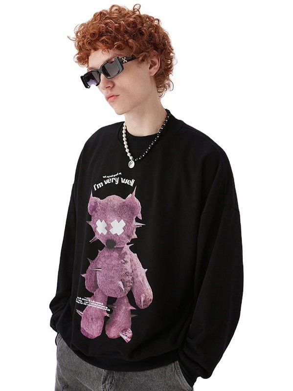 French Terry Reflective Teddy Bear