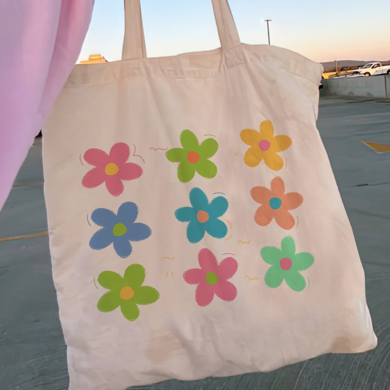 Aesthetic Canvas Shopper Tote bag