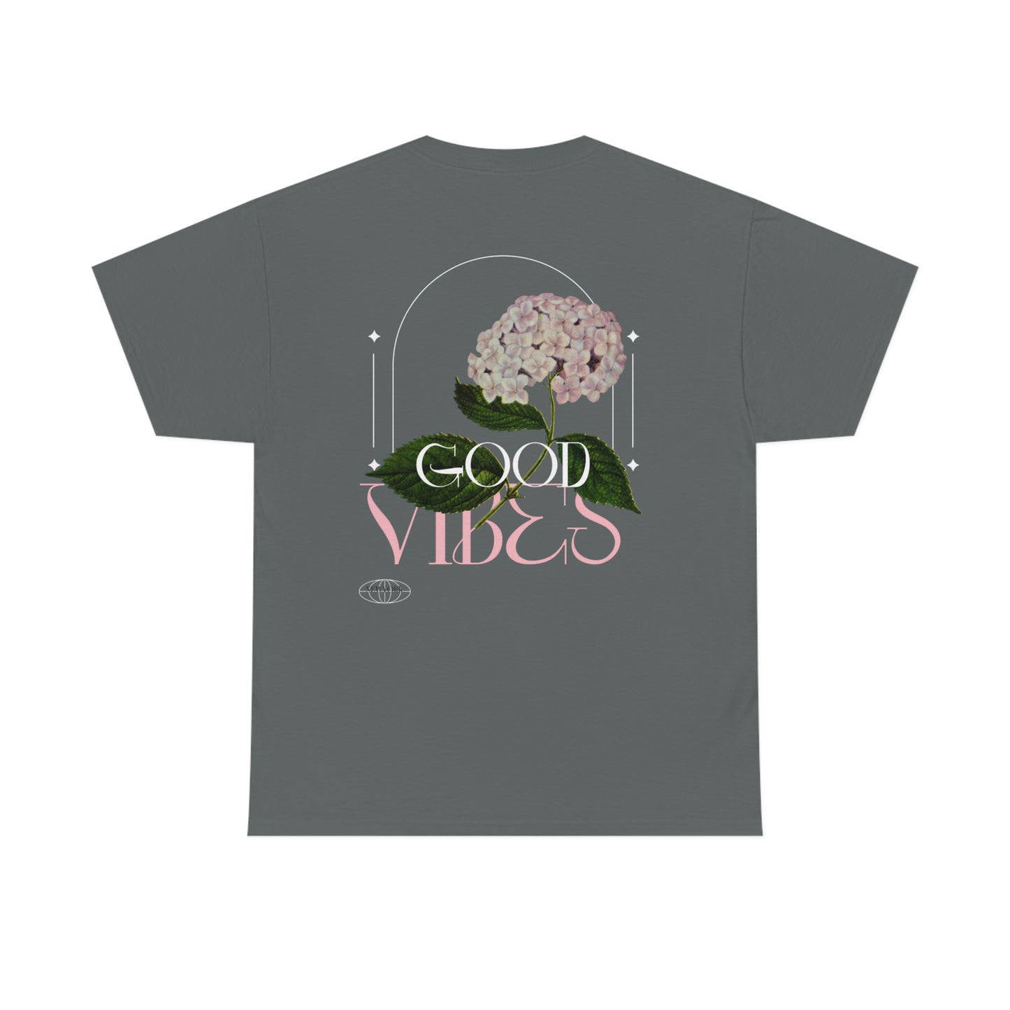 Good Vibes Member Heavy Cotton Graphic Tee | Spreading Positivity Through Fashion